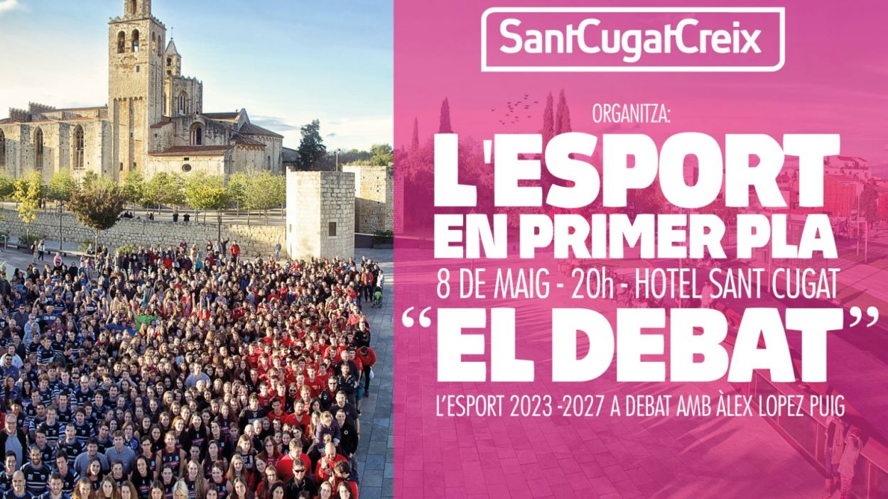 SantCugatCreix ho té tot a punt per al debat 'L'esport en primer pla'