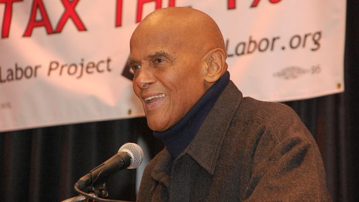 L'actor i cantant nord-americà Harry Belafonte, protagonista del Cinema a la Xarxa