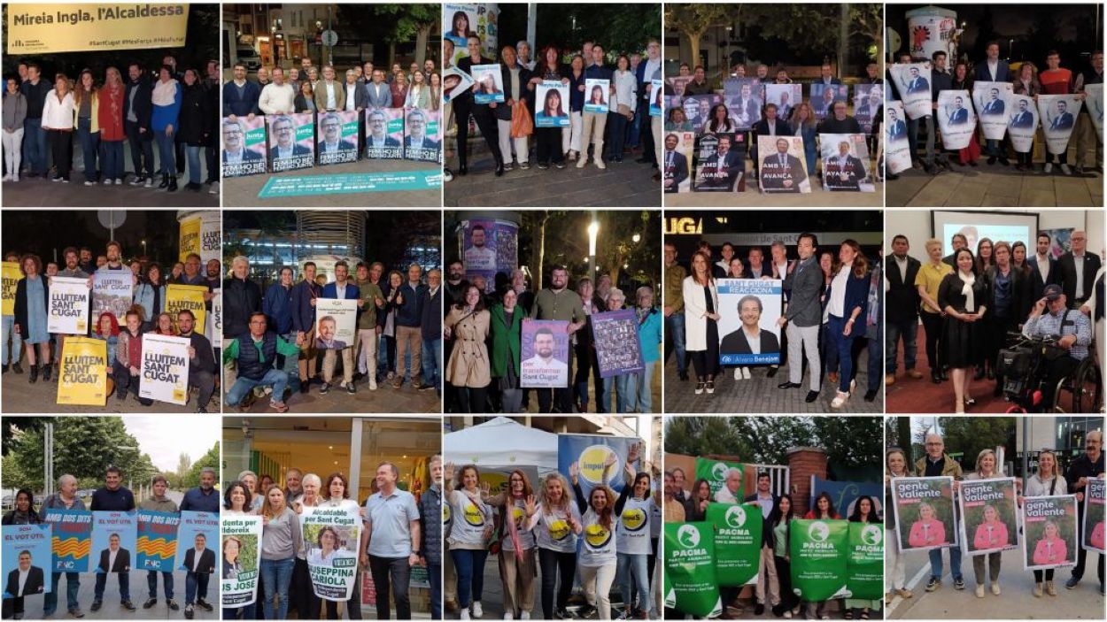 Comença la campanya: 15 dies per determinar qui es fa amb la vara d'alcaldia