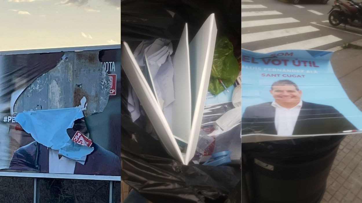 Diferents partits alerten de la retirada dels seus cartells i pancartes electorals