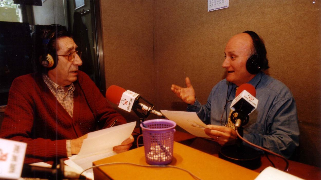 Joan Fàbregas i Pere Pahissa van ser dues persones emblemàtiques de la història de Ràdio Sant Cugat