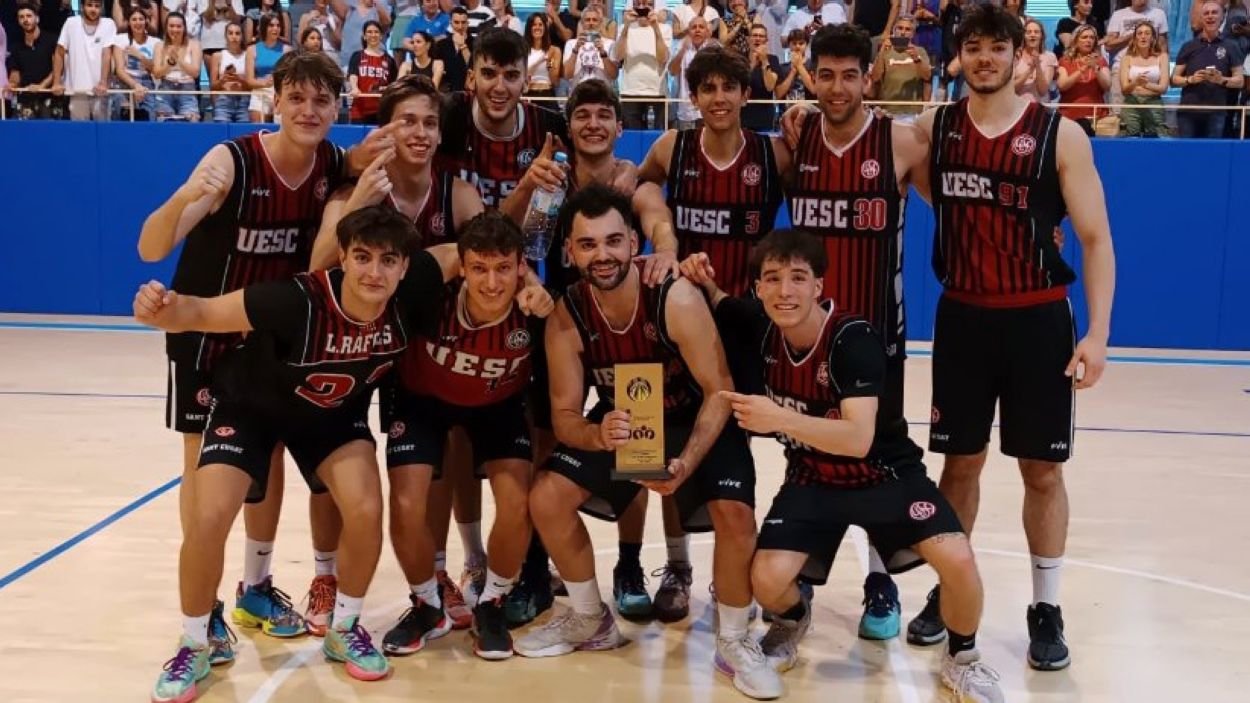 L'equip sub 21 masculí de la UESC, campió de Catalunya
