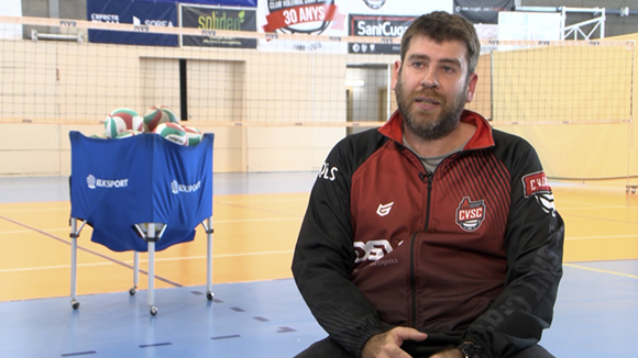 Rafa Ruiz, tota una vida al Volei Sant Cugat