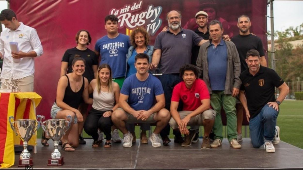 El Rugby Sant Cugat, guardonat a la 4a edició de la Nit del Rugby