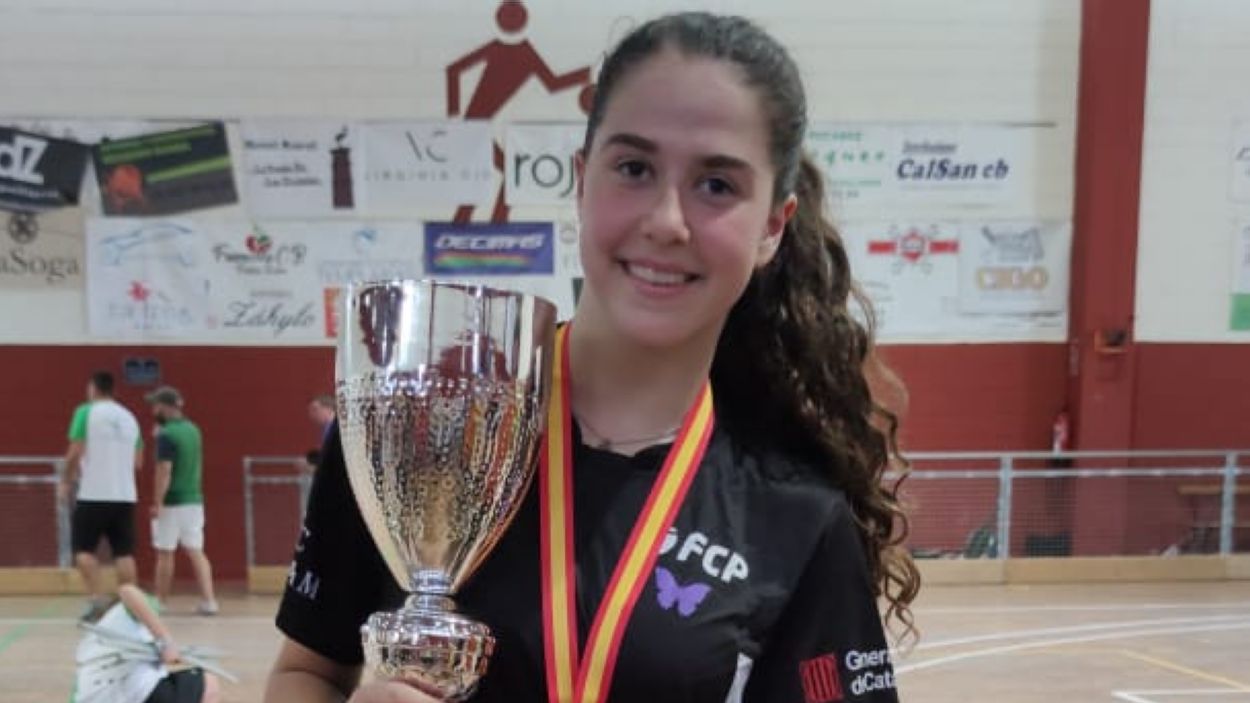 La santcugatenca Alba Costa, campiona d'Espanya sub-15 d'hoquei patins amb Catalunya