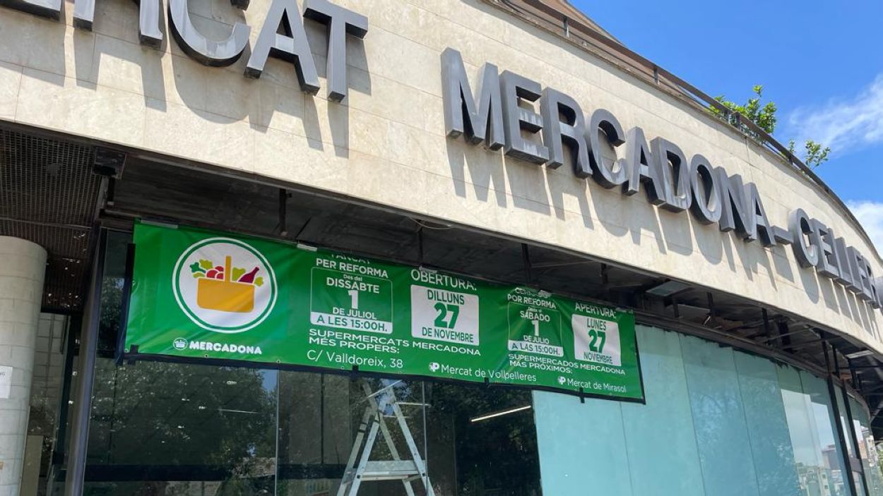 El Mercadona de la Rambla del Celler tanca fins al 27 de novembre
