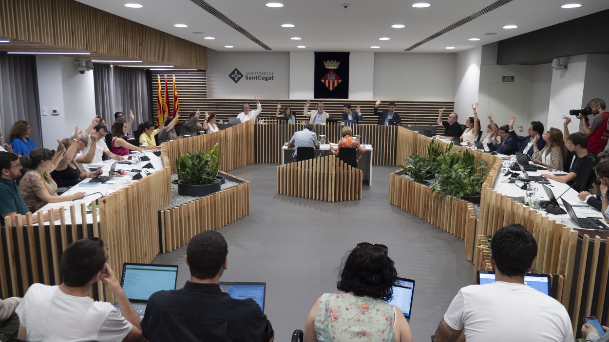El ple municipal de Sant Cugat s'avança una hora i començarà a les 15 h