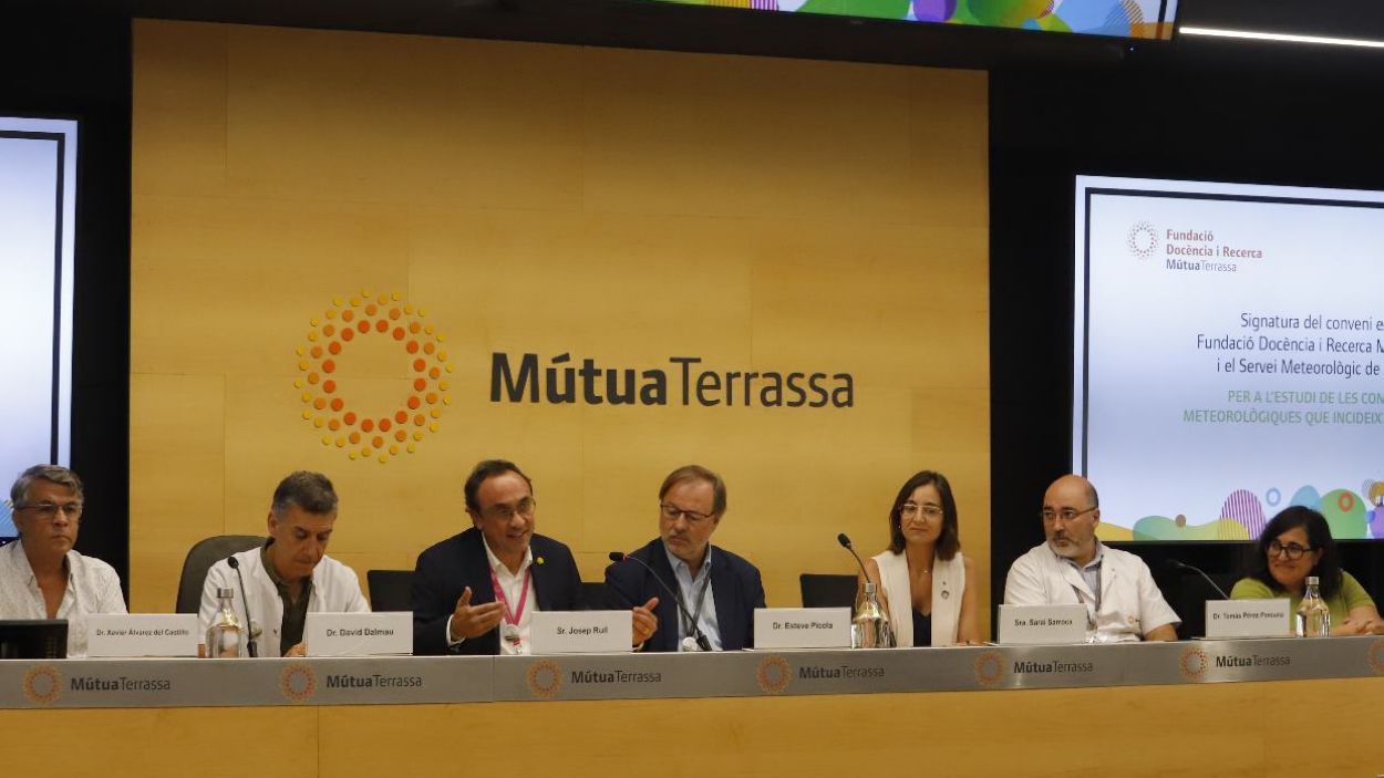Mútua Terrassa i Meteocat estudiaran l'impacte del canvi climàtic en la salut de les persones