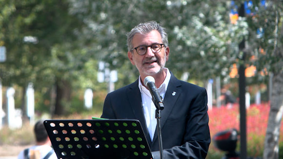 Parlament institucional de la Diada Nacional de l'alcalde de Sant Cugat