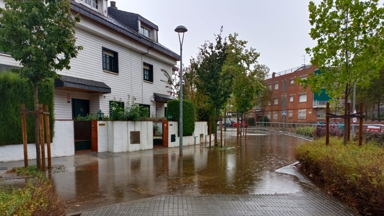 La pluja intensa porta algunes incidències a Sant Cugat