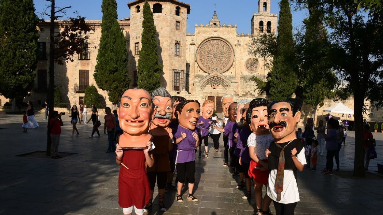 La 7a diada de testes omple Sant Cugat de caparrots i capgrossos aquest dissabte