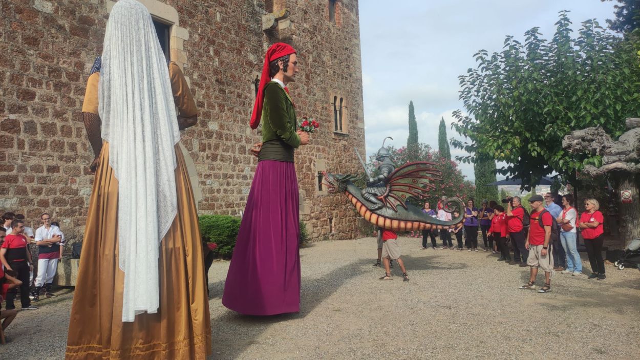 El cavaller Guerau de Palou 'retorna' amb el Drac d'Espurna a la Torre Negra