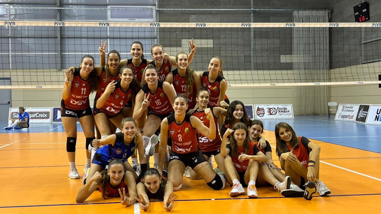 El Volei Sant Cugat no es desperta del somni i continua amb ple de victòries
