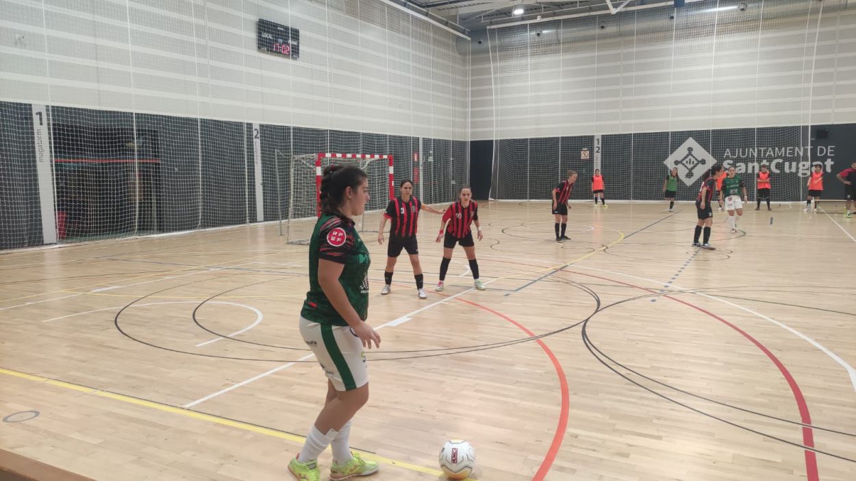 El Futbol Sala Sant Cugat femení suma el primer triomf del curs
