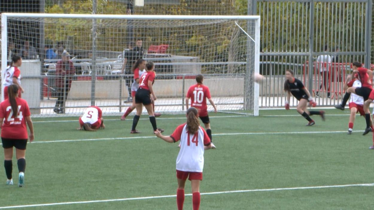 El SantCu femení es retroba amb la victòria amb una golejada contra el Viladecans