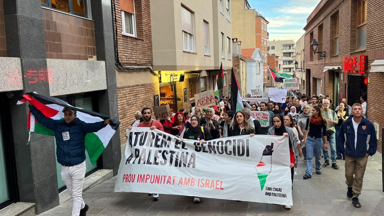 La Coordinadora d'Afes denuncia que l'Ajuntament no els deixa fer un acte a favor de Palestina a la plaça d'Octavià