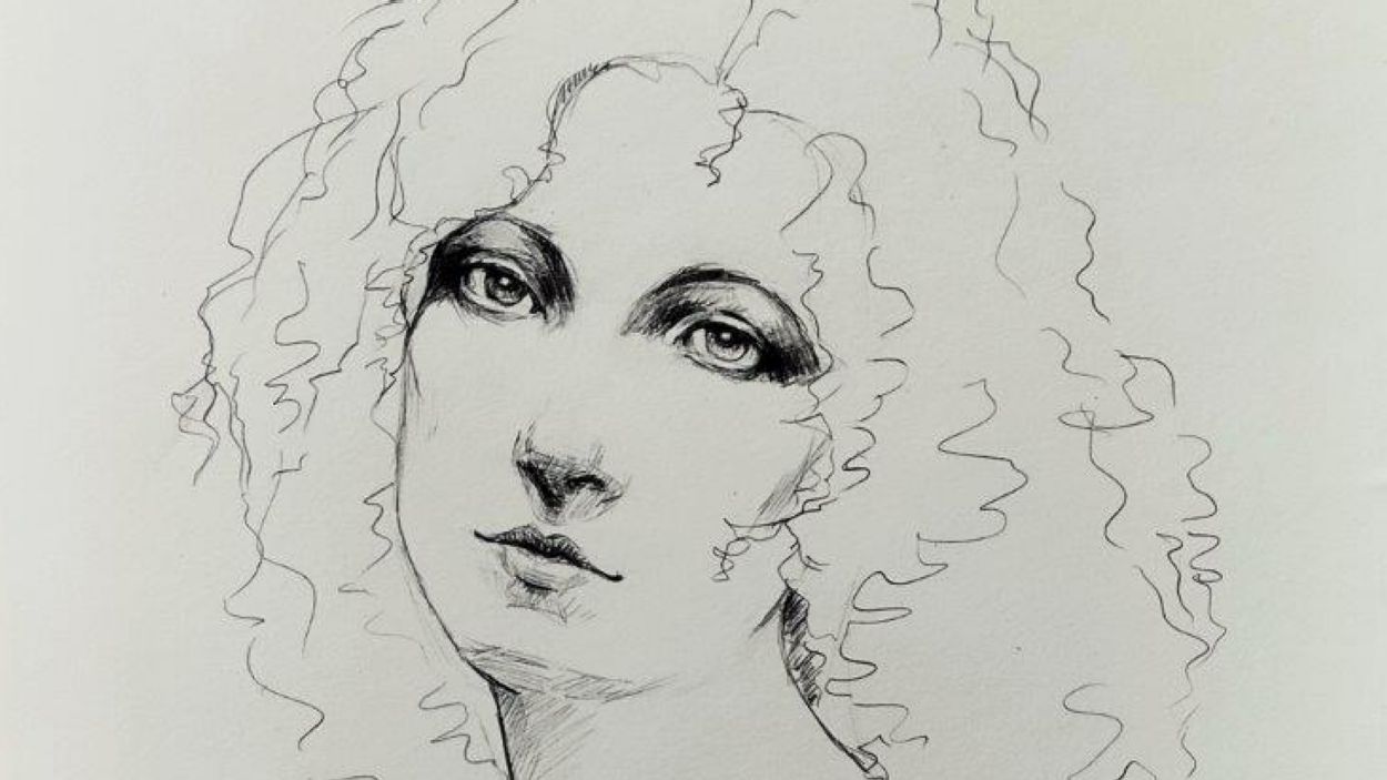 Lluís Ribas porta els seus esbossos a l'Hospital Universitari General de Catalunya