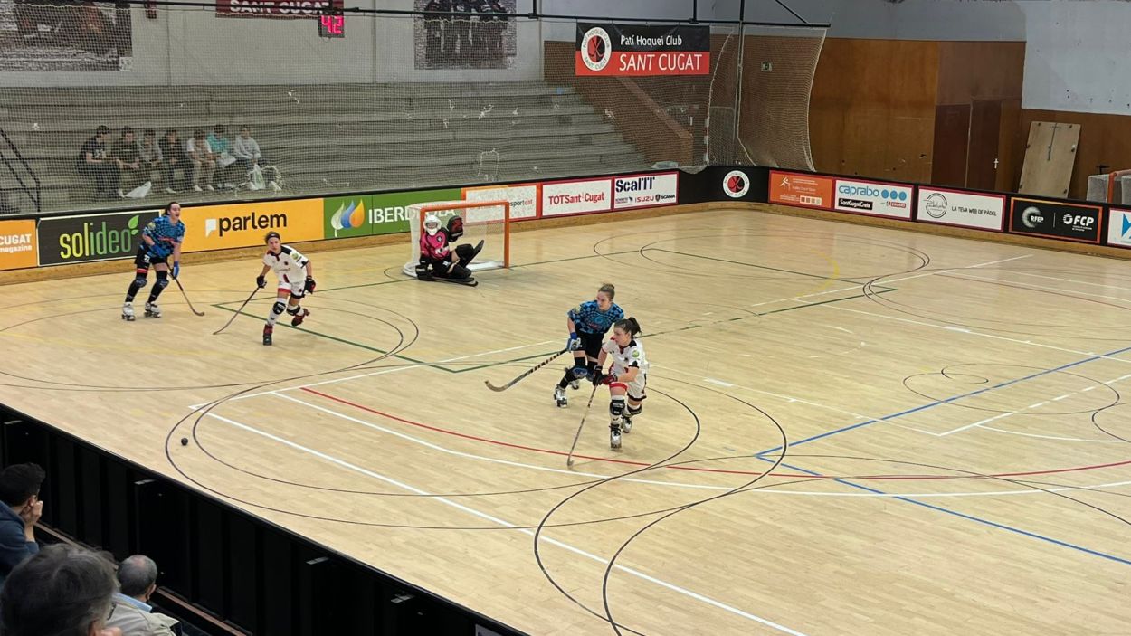 El Solideo Pati Hoquei Club Sant Cugat no passa de l'empat amb el CP Las Rozas