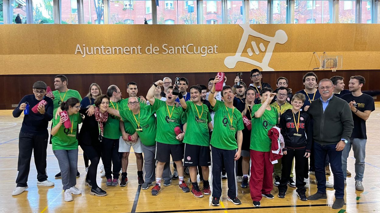 El Taller Jeroni de Moragas s'emporta el trofeu del Torneig de Bàsquet inclusiu