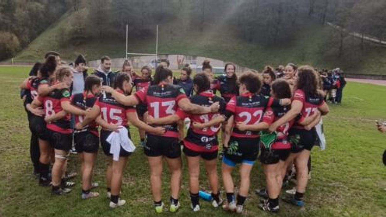 El Rugby Sant Cugat femení suma el segon triomf consecutiu al difícil camp de l'Eibar