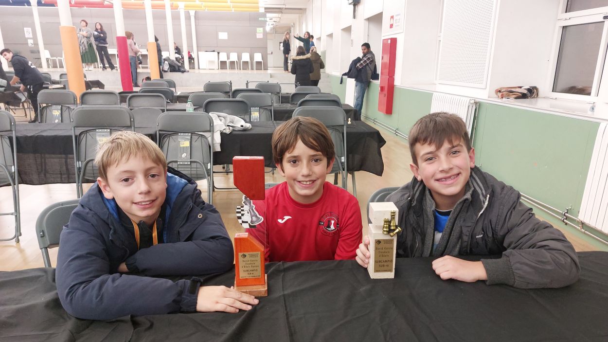 Paper destacat dels escaquistes de Sant Cugat al Campionat de Catalunya d'Escacs