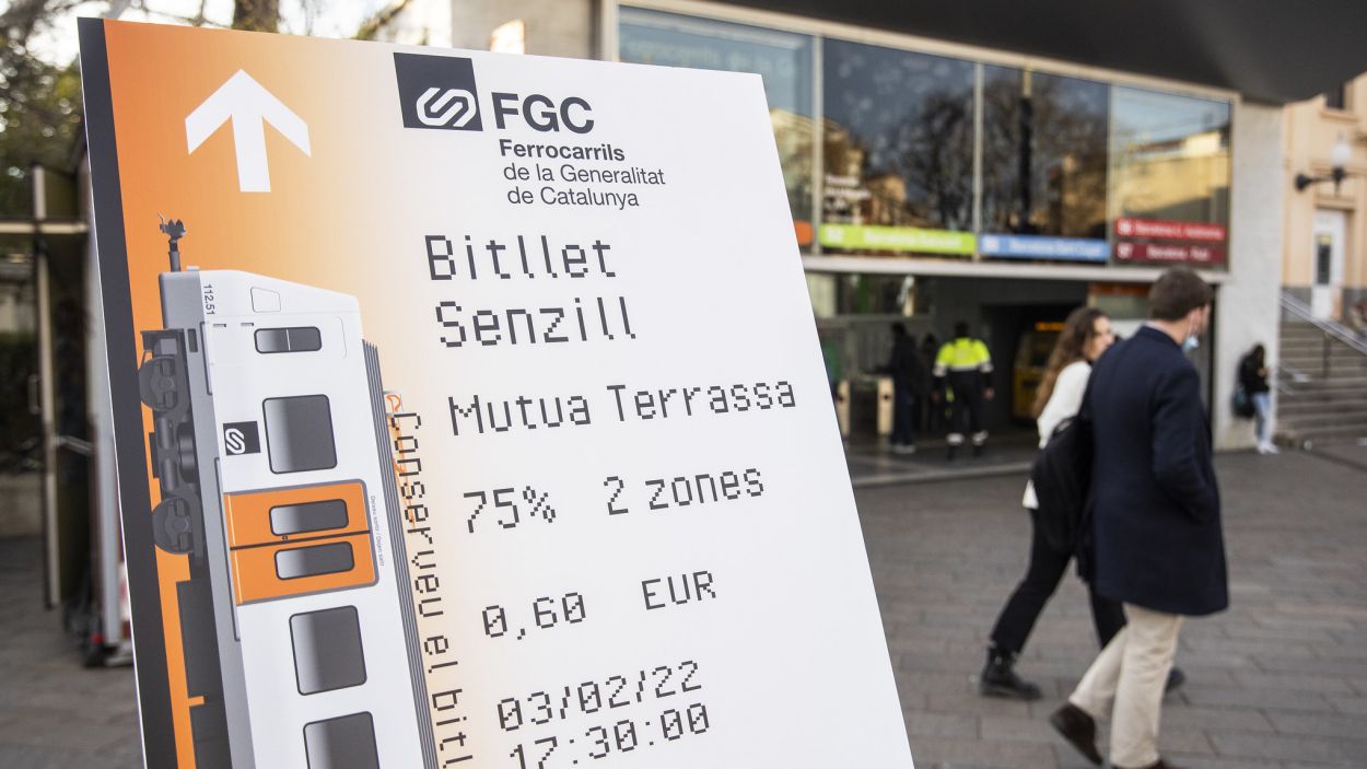 Els pensionistes de Sant Cugat continuaran desplaçant-se a Mútua Terrassa en FGC amb un preu reduït