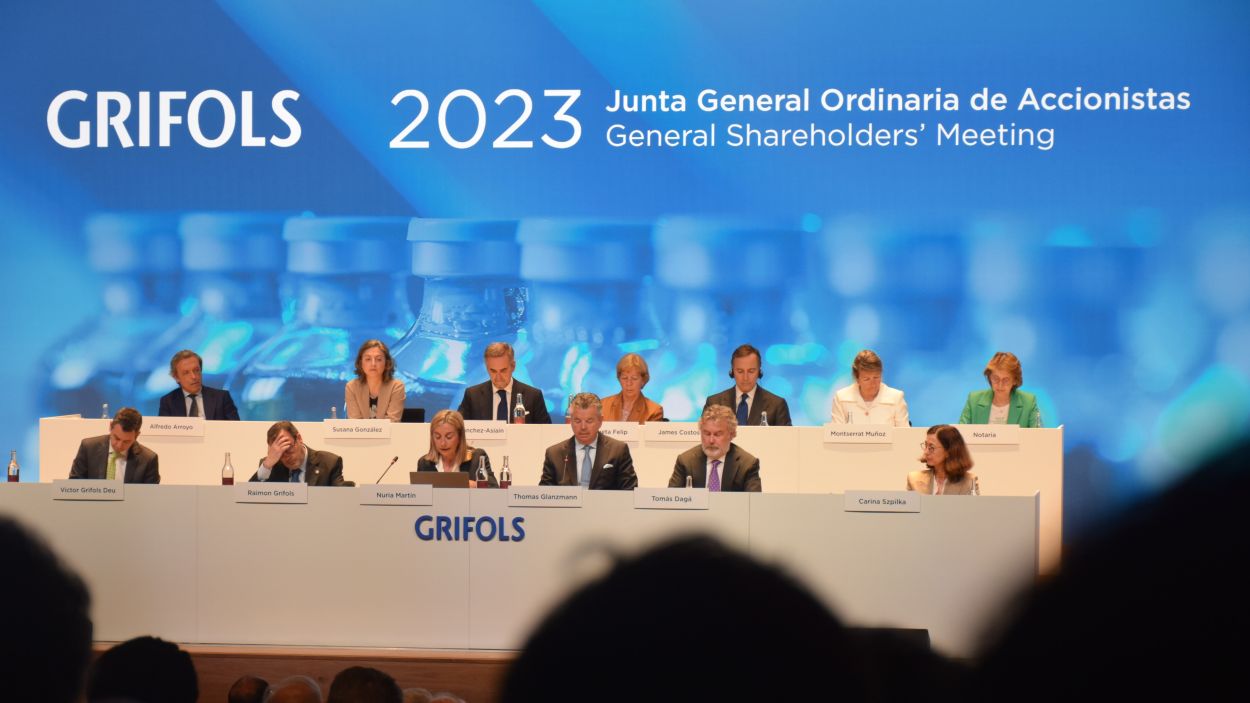 La caiguda en borsa de Grifols continua després de la trobada amb els inversors