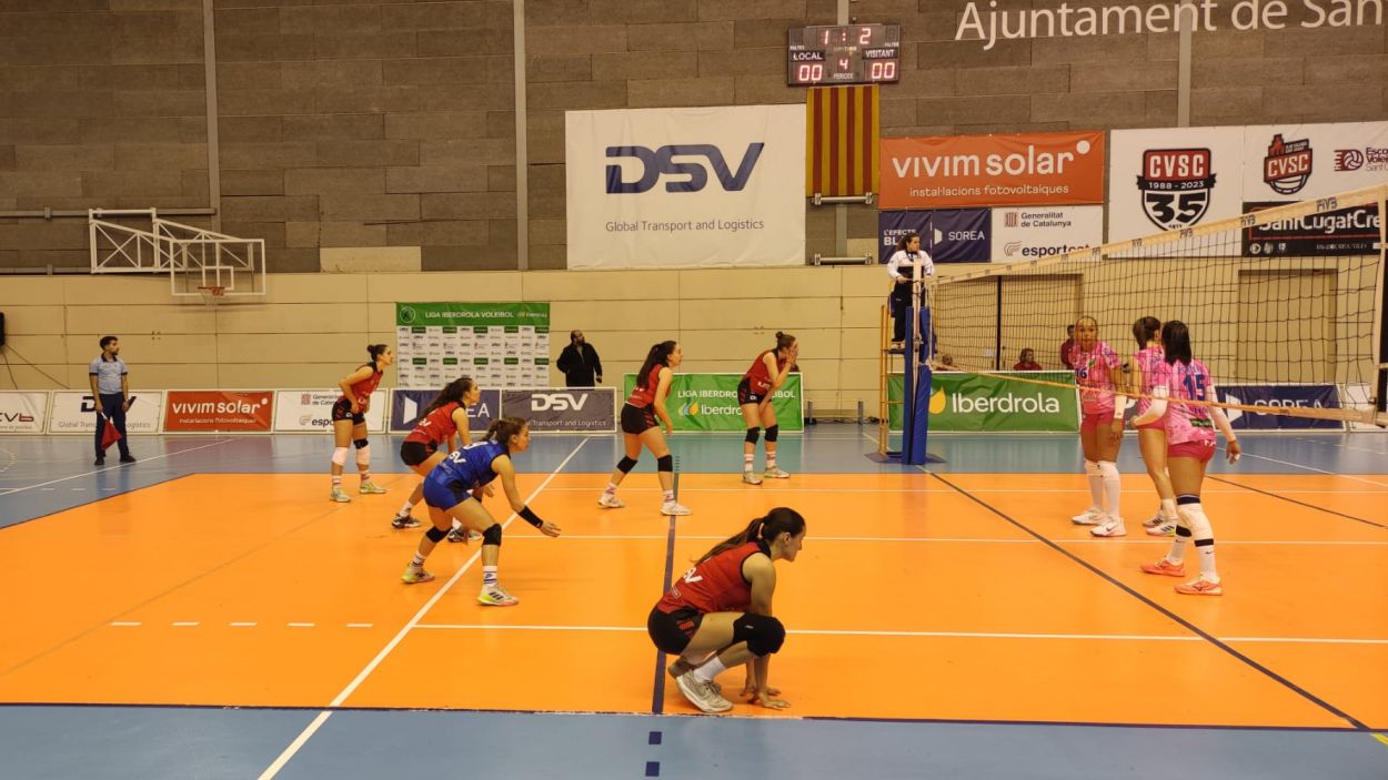 El DSV Volei Sant Cugat prepara la Copa de la Reina amb un triomf agònic davant el Kiele