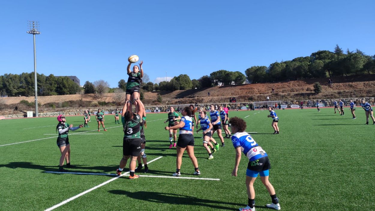 El Rugby Sant Cugat femení vol convertir la Guinardera en un fortí a la segona ronda