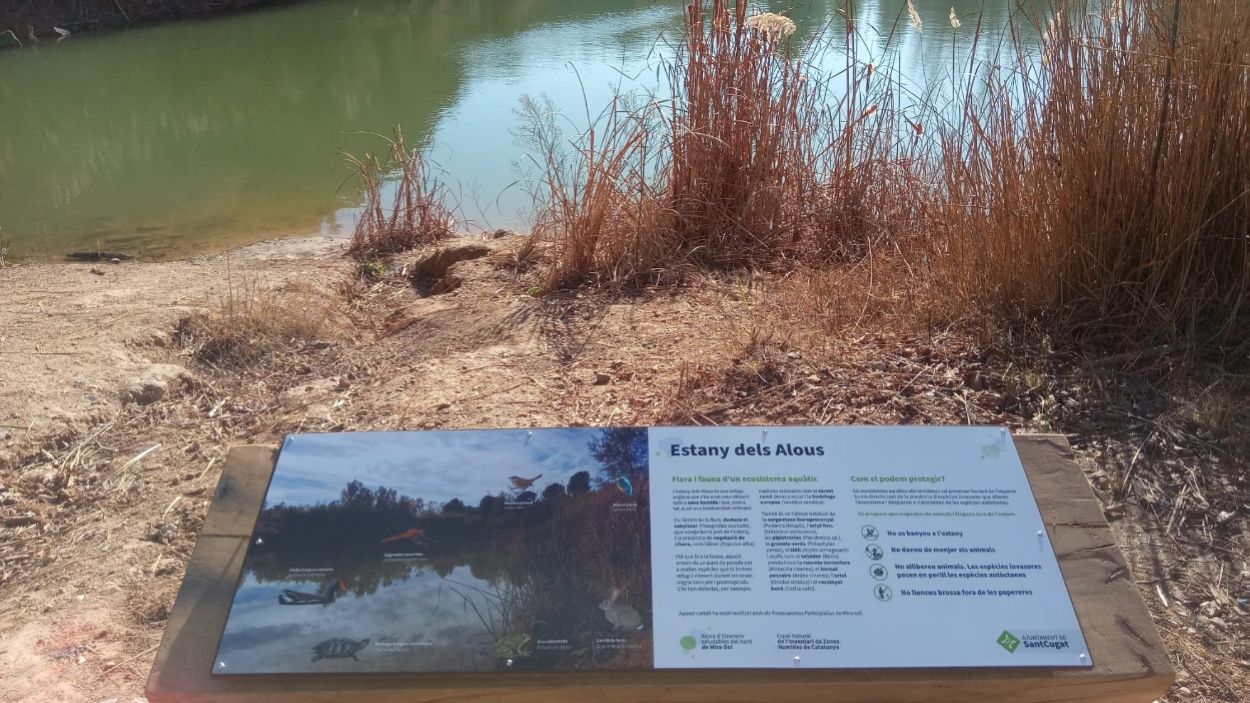 Millorat l'accés i l'entorn de la llacuna dels Alous per potenciar l'ús de l'espai