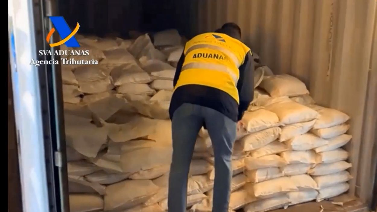 Un empresari de Sant Cugat entre els set detinguts per importar 620 quilos de cocaïna barrejada amb sal