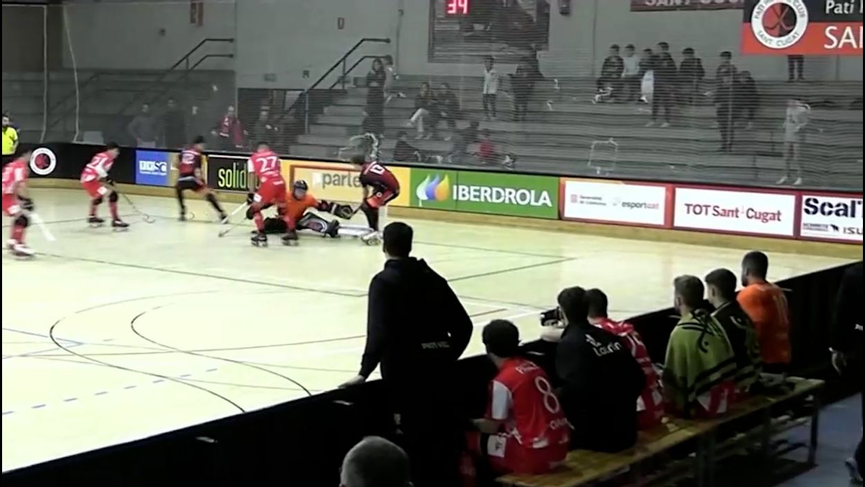 Cugat Mèdia t'ofereix les imatges del gol anul·lat al Solideo Patí Hoquei davant el Vic