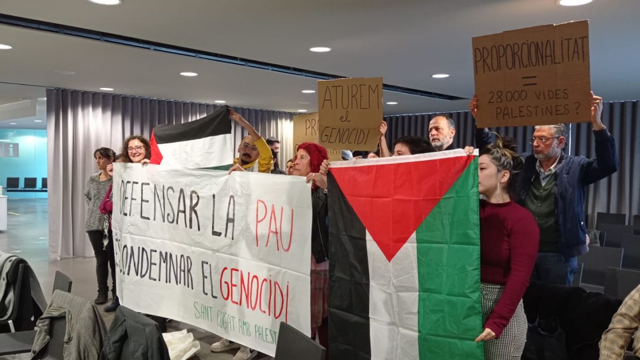 Nou intercanvi de retrets al ple de Sant Cugat a l'hora de donar suport a Palestina