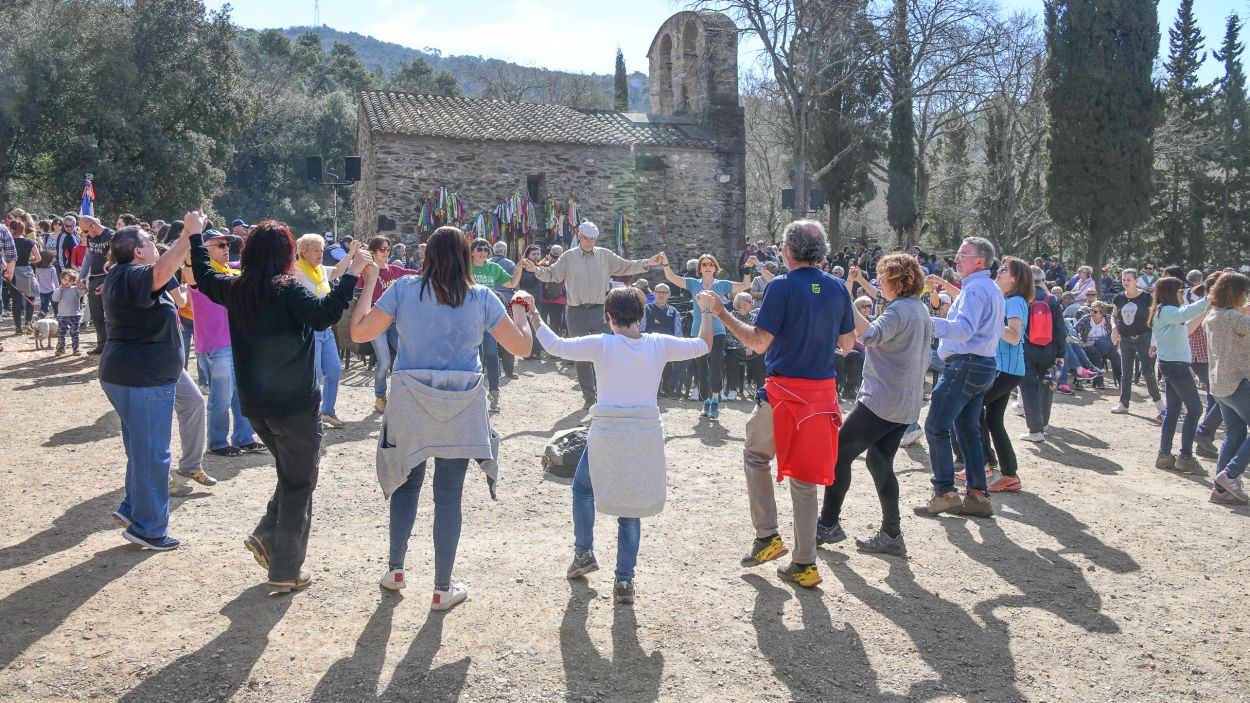 L'Entitat Sardanista, banderera de la Diada de Sant Medir diumenge 3 de març