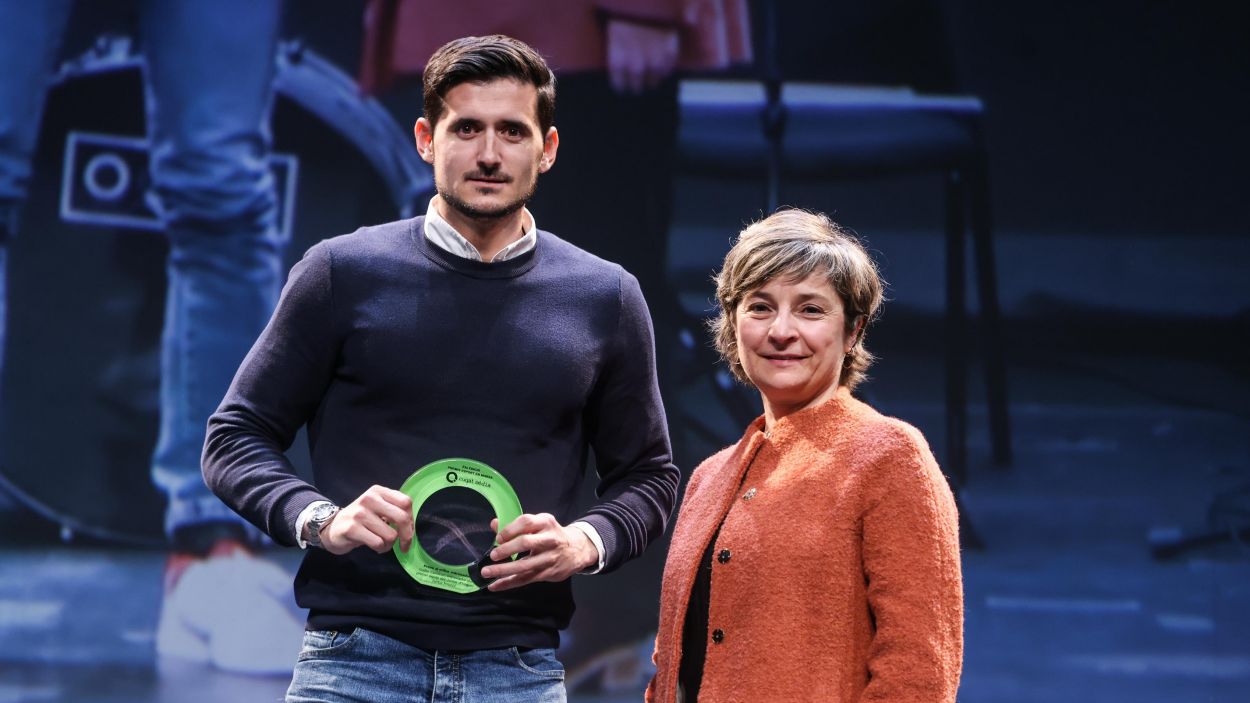 Guille Carnicer, millor entrenador als Premis Esport en Marxa