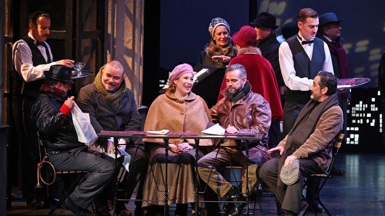 'El cantant d'òpera' fa sonar 'La Bohème' de G. Puccini
