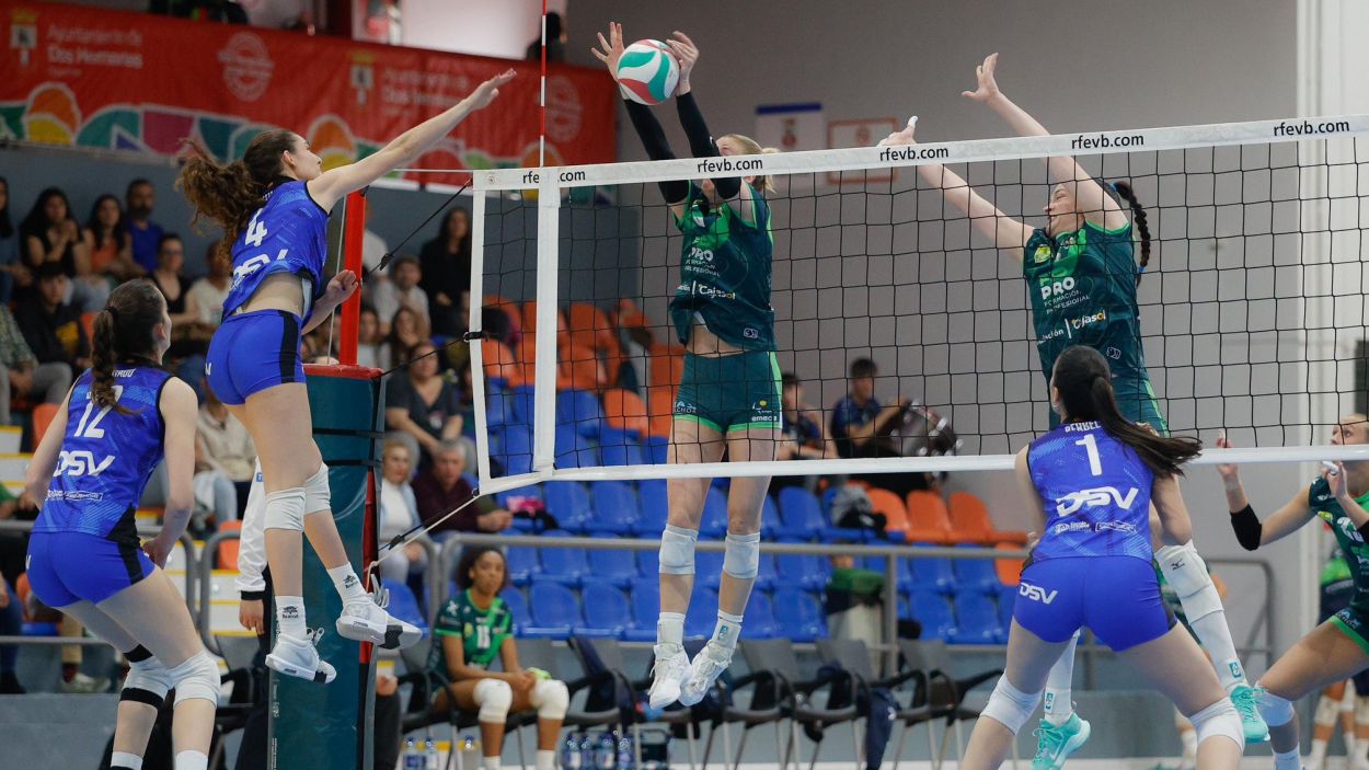 El DSV Volei Sant Cugat perd el primer matx dels quarts de final pel títol a Sevilla