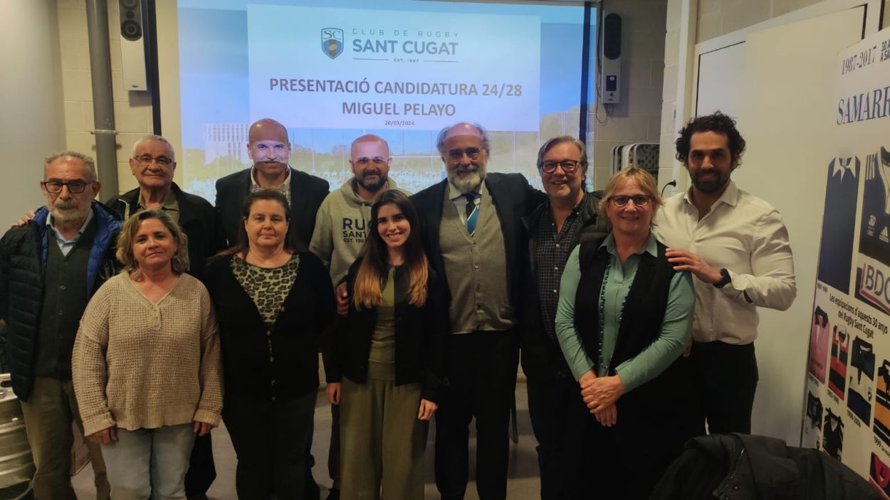 Miquel Pelayo vol ser reelegit al capdavant del Club Rugby Sant Cugat