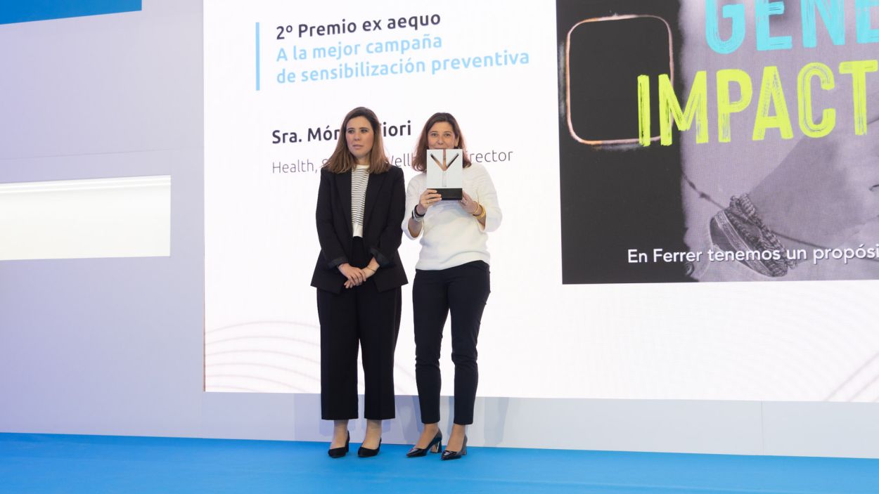 Ferrer, reconeguda per Asepeyo per la seva sensibilització en prevenció