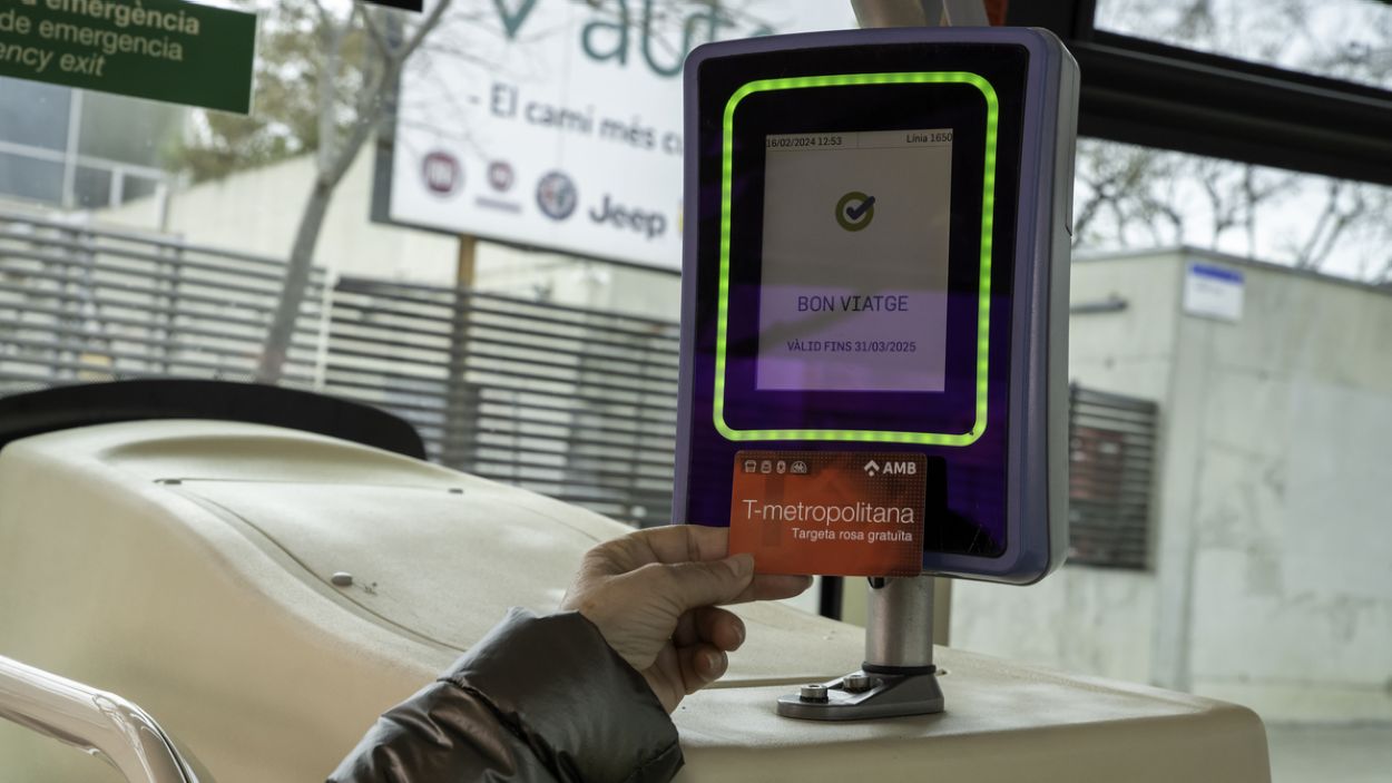 La T-metropolitana sense contacte substituirà la targeta rosa del transport públic