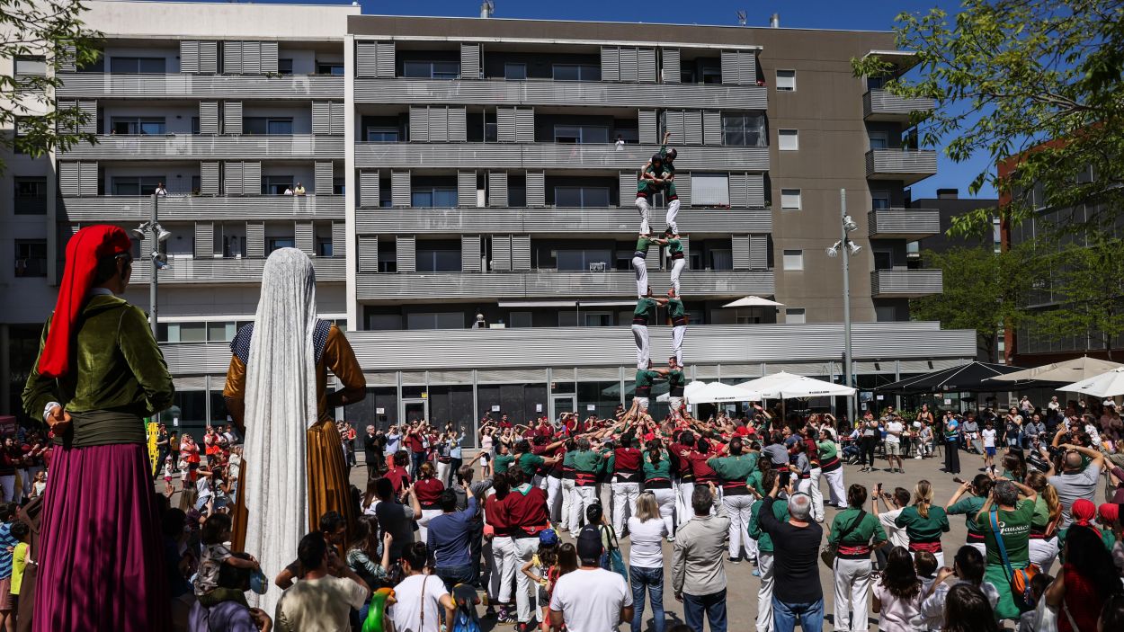 Els Castellers de Sant Cugat tornen a Volpelleres per segon any consecutiu