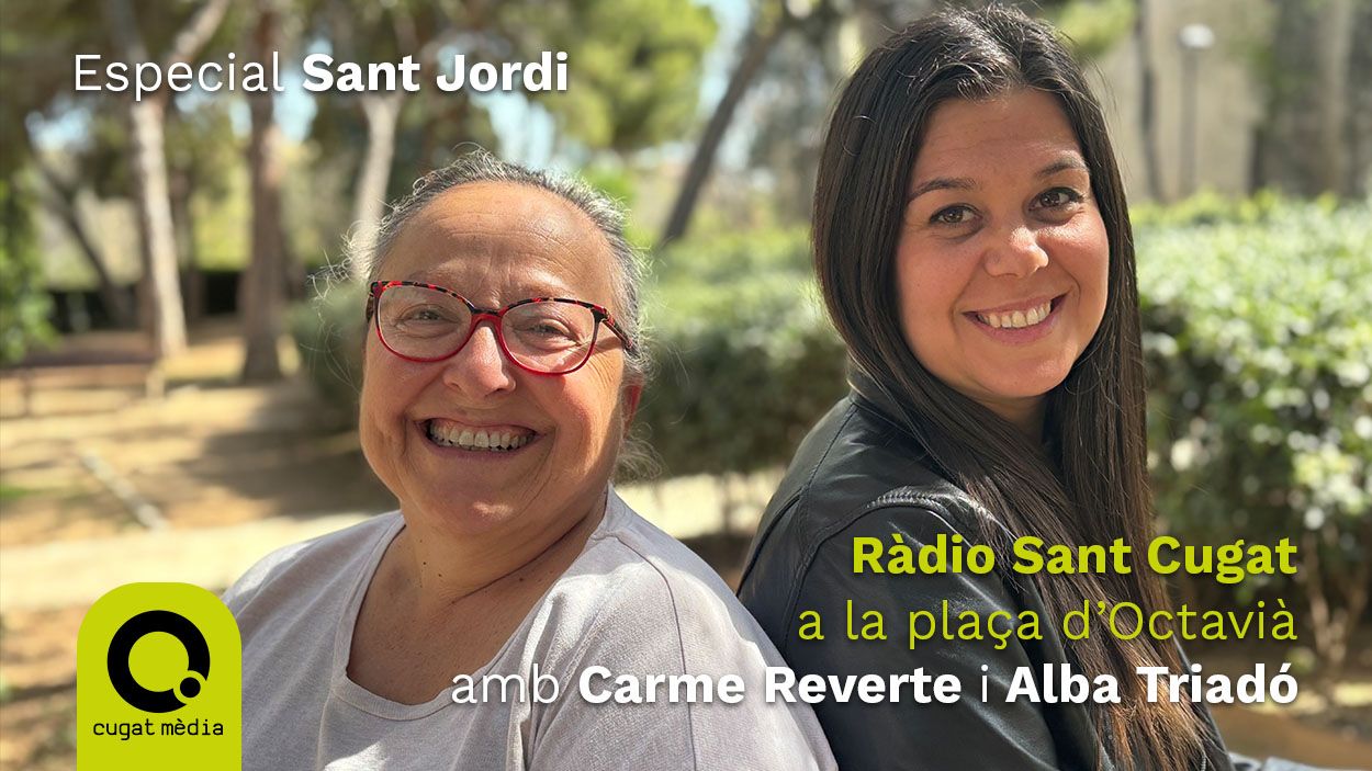 Cugat Mèdia torna a fer ràdio al carrer per Sant Jordi