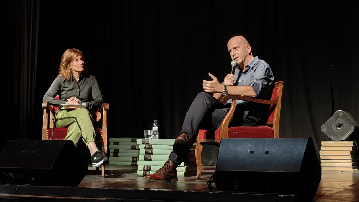 Xavi Coral parla a Sant Cugat de la vida a la guerra del seu avi