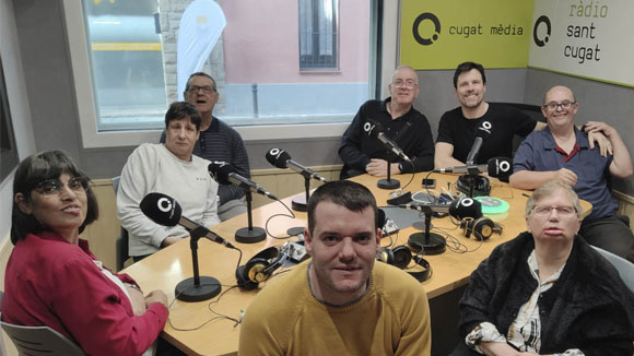 Els usuaris de la Catalònia Fundació Creactiva entrevisten l'actor Octavi Pujades