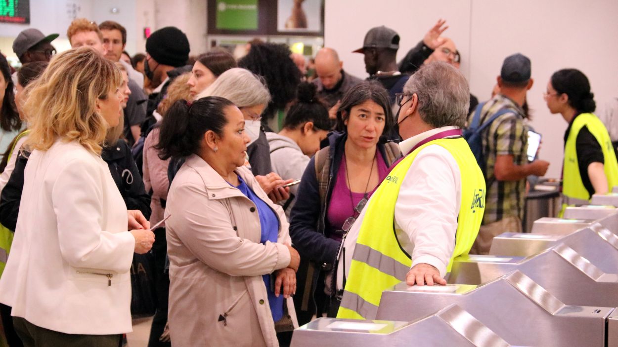 El caos a Rodalies, protagonista de la jornada electoral