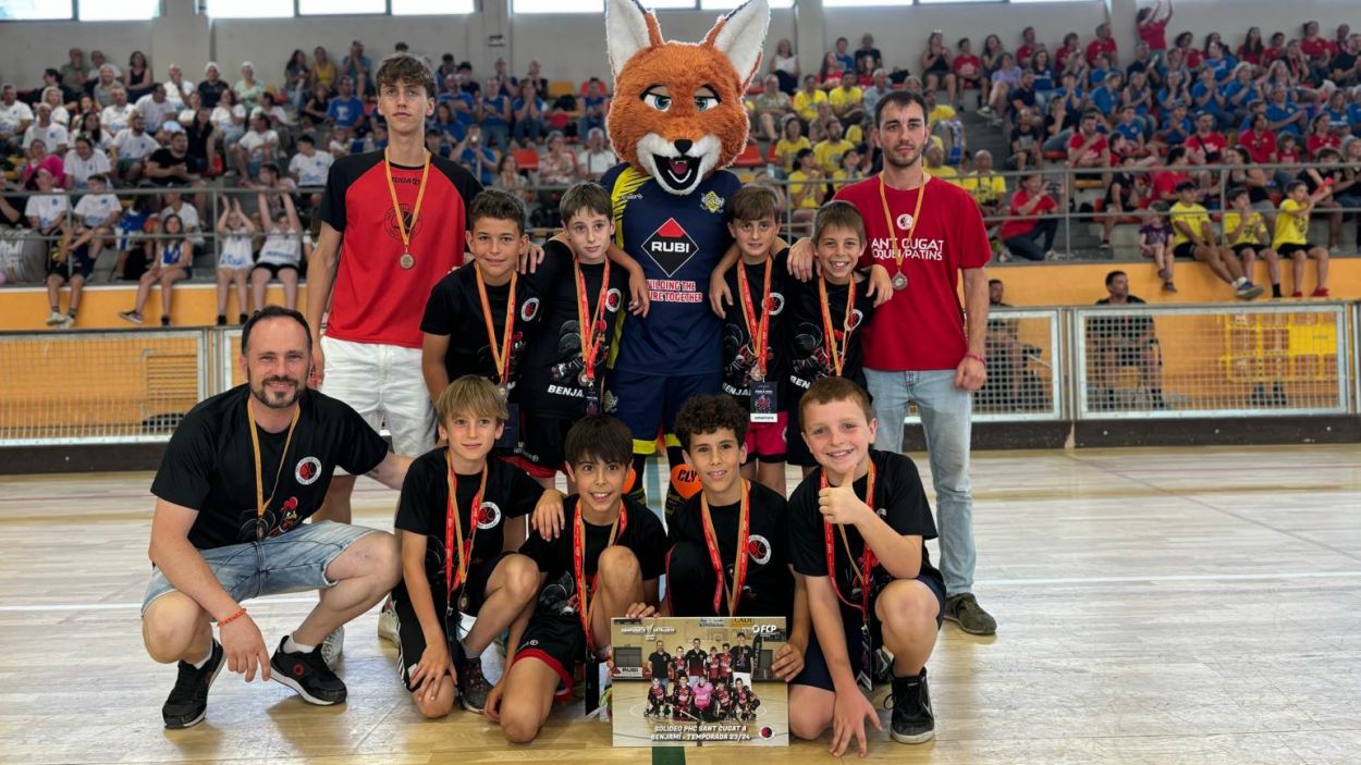 El benjamí del Solideo Patí Hoquei, sisè al Campionat de Catalunya