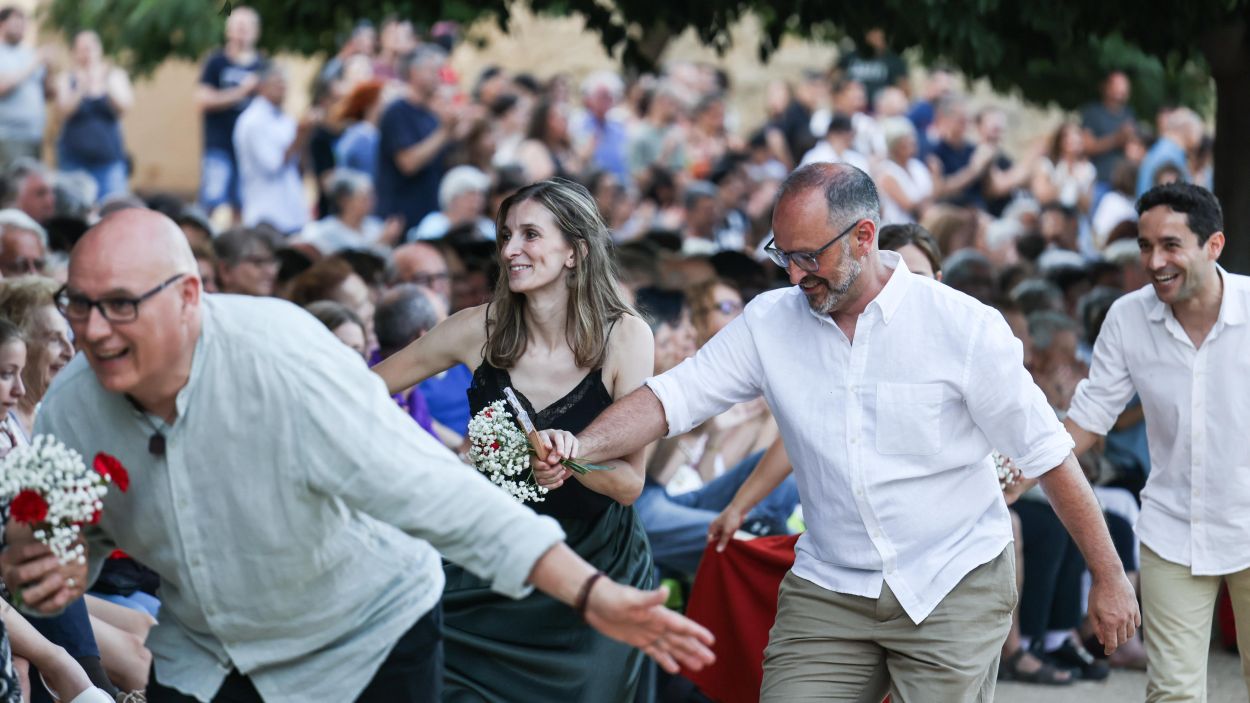 Un 'Paga-li Joan' de rècord manté viva la tradició a la Festa Major de Sant Cugat
