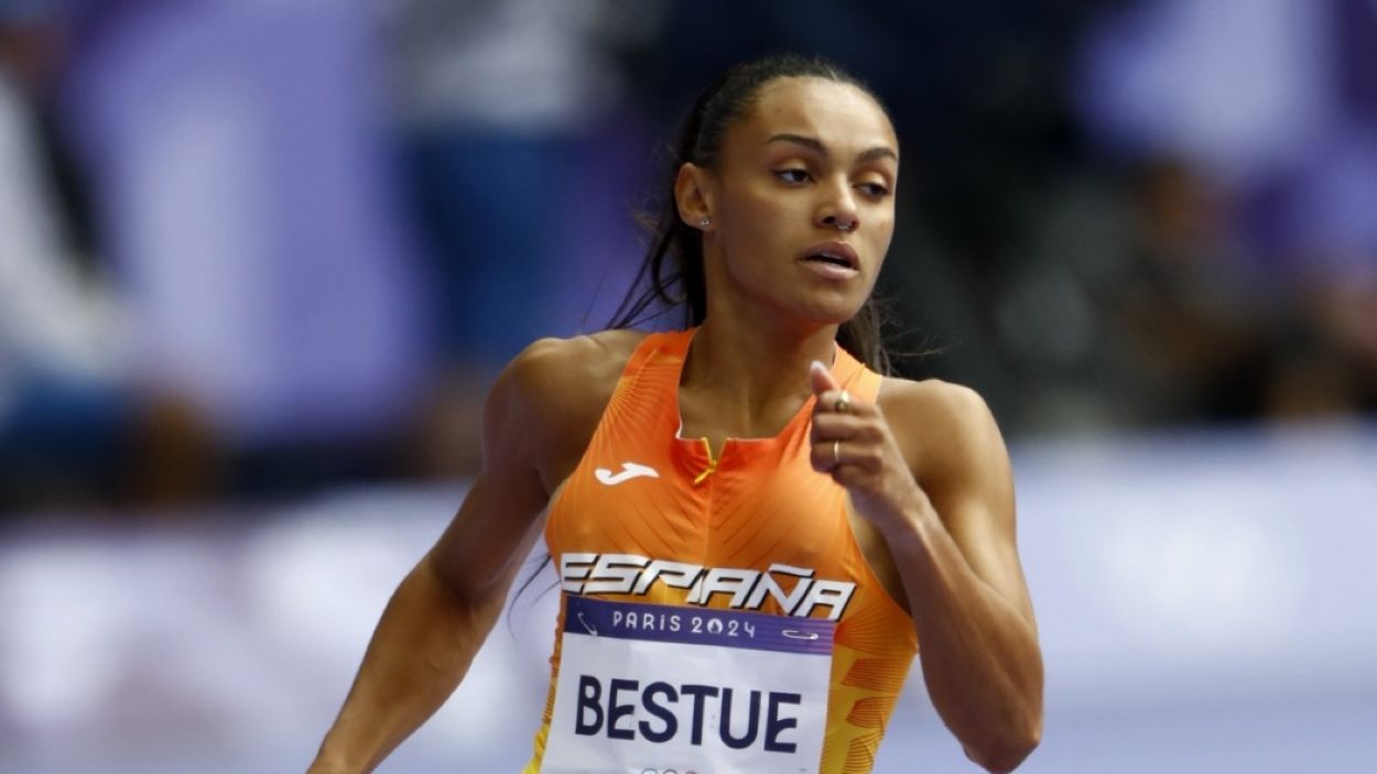 Jaël Bestué, a les semifinals dels 200 metres del Mundial d'Atletisme