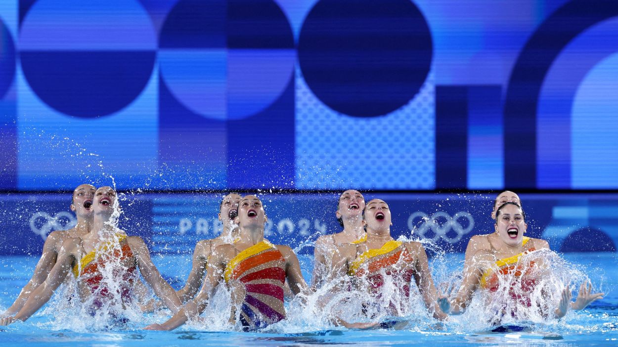 Paula Ramírez i l'equip de natació artística, poden somiar amb la medalla