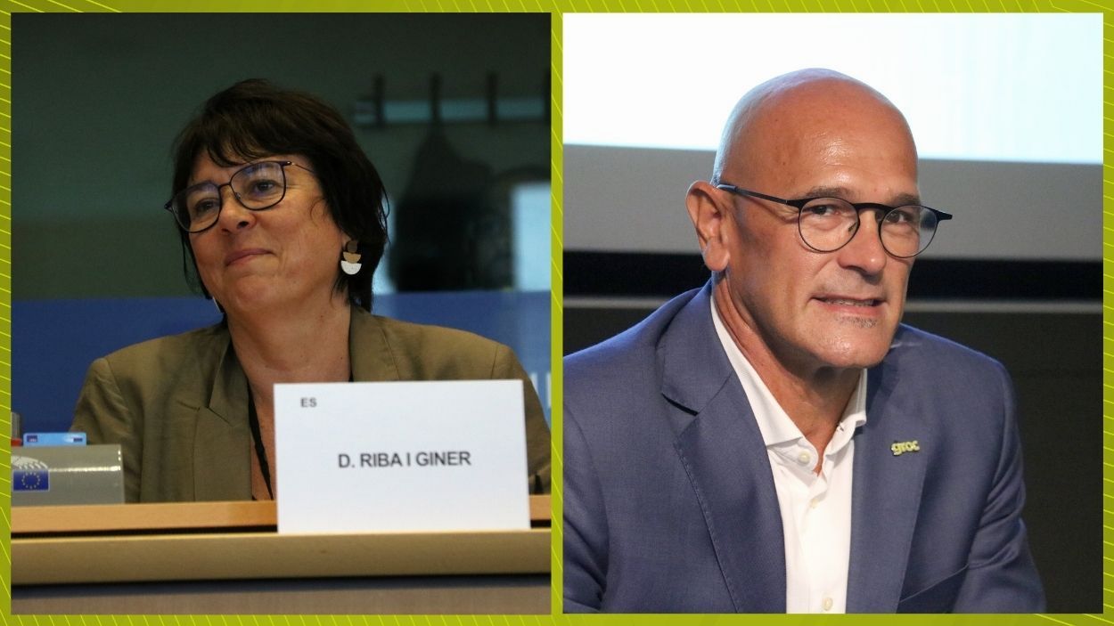 Diana Riba i Raül Romeva, al costat de la candidatura de Junqueras per liderar ERC